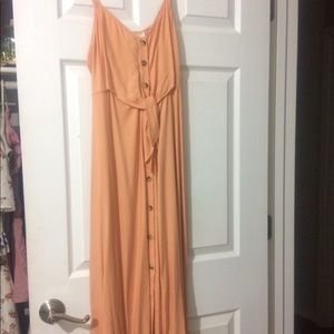 Mimi chica peach color dress